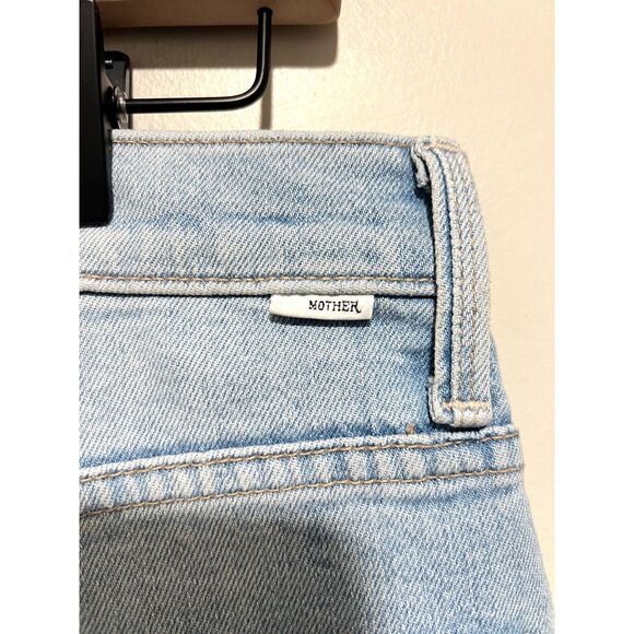 NWT MOTHER The Rambler Zip Flood Jeans in Cherie Cherie Plus Size 34 - Picture 7 of 16